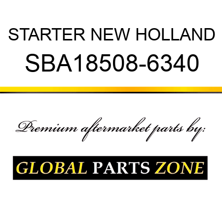 STARTER NEW HOLLAND SBA18508-6340
