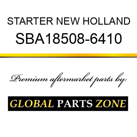 STARTER NEW HOLLAND SBA18508-6410