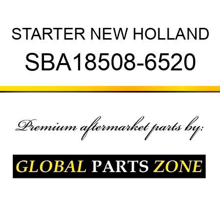 STARTER NEW HOLLAND SBA18508-6520