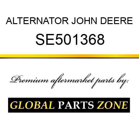 ALTERNATOR JOHN DEERE SE501368