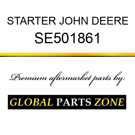 STARTER JOHN DEERE SE501861