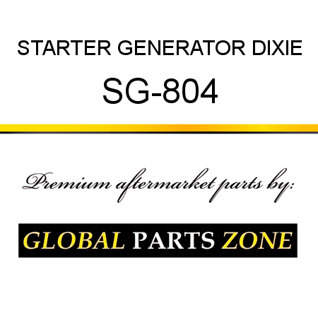 STARTER GENERATOR DIXIE SG-804