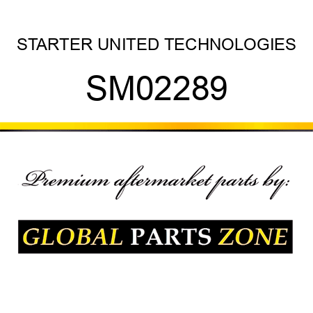 STARTER UNITED TECHNOLOGIES SM02289