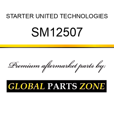 STARTER UNITED TECHNOLOGIES SM12507