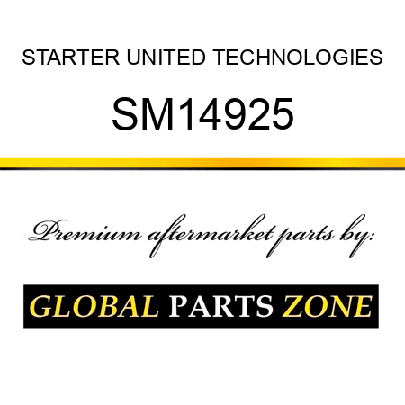 STARTER UNITED TECHNOLOGIES SM14925