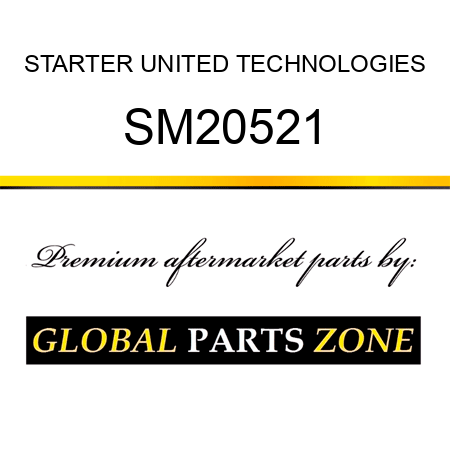 STARTER UNITED TECHNOLOGIES SM20521