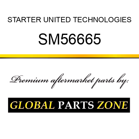 STARTER UNITED TECHNOLOGIES SM56665