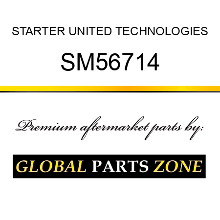 STARTER UNITED TECHNOLOGIES SM56714