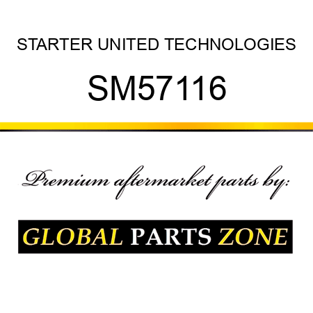 STARTER UNITED TECHNOLOGIES SM57116