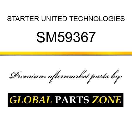 STARTER UNITED TECHNOLOGIES SM59367