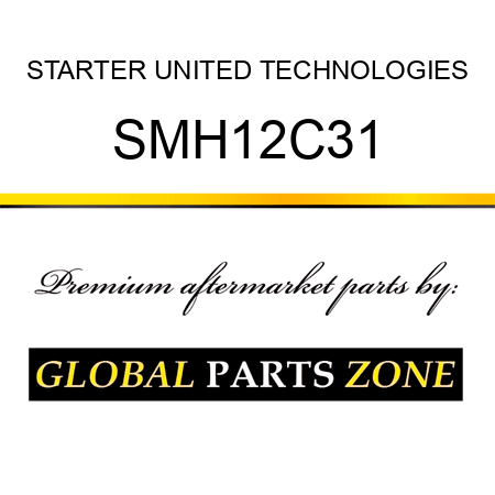 STARTER UNITED TECHNOLOGIES SMH12C31