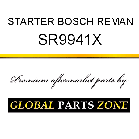 STARTER BOSCH REMAN SR9941X