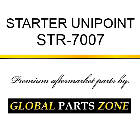 STARTER UNIPOINT STR-7007