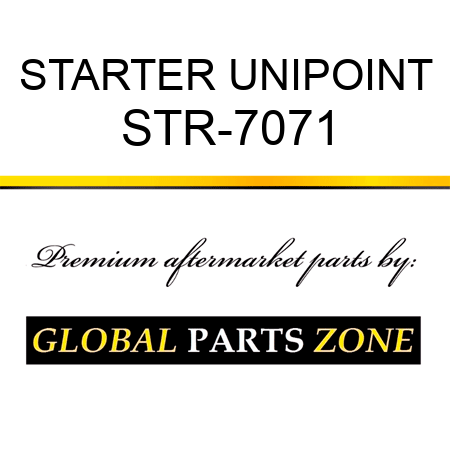 STARTER UNIPOINT STR-7071