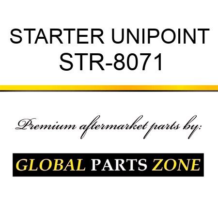 STARTER UNIPOINT STR-8071