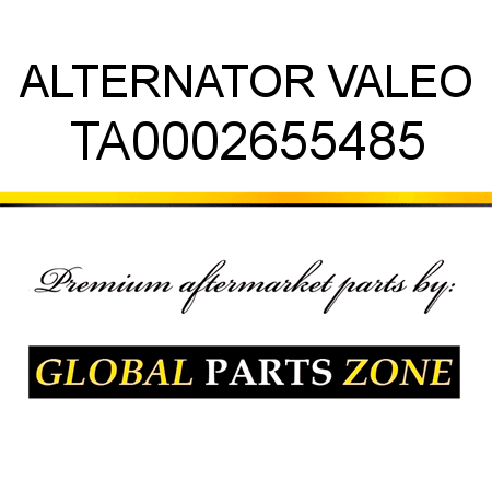 ALTERNATOR VALEO TA0002655485