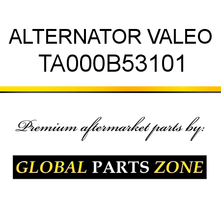 ALTERNATOR VALEO TA000B53101