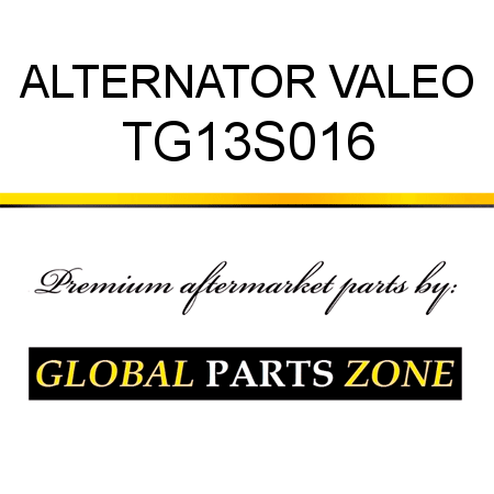 ALTERNATOR VALEO TG13S016