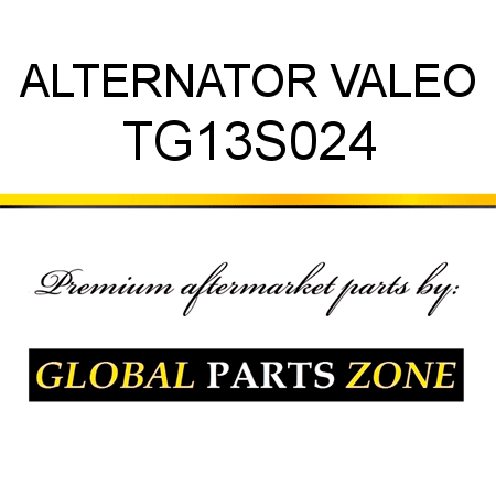 ALTERNATOR VALEO TG13S024