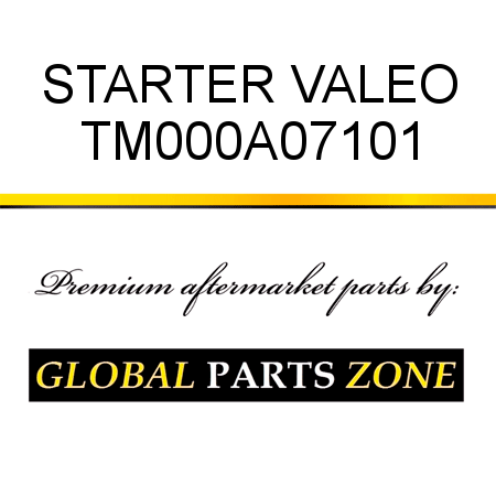 STARTER VALEO TM000A07101