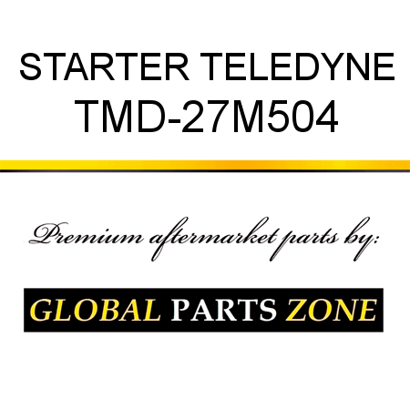 STARTER TELEDYNE TMD-27M504