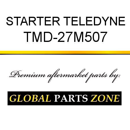 STARTER TELEDYNE TMD-27M507