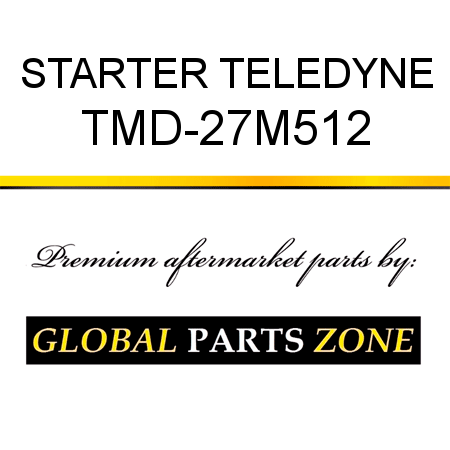 STARTER TELEDYNE TMD-27M512