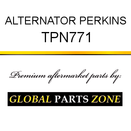 ALTERNATOR PERKINS TPN771