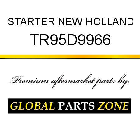 STARTER NEW HOLLAND TR95D9966