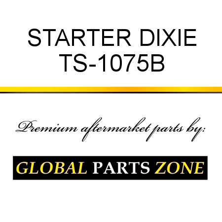 STARTER DIXIE TS-1075B