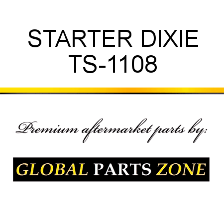 STARTER DIXIE TS-1108