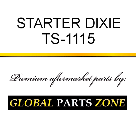 STARTER DIXIE TS-1115