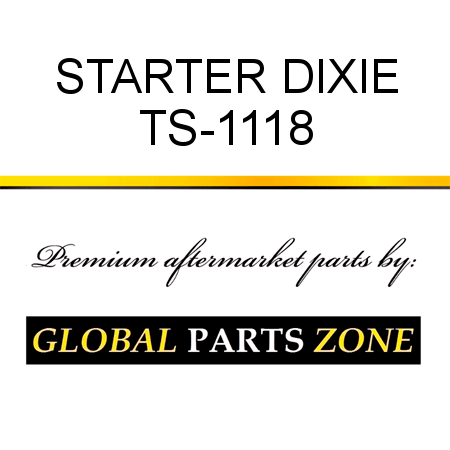 STARTER DIXIE TS-1118