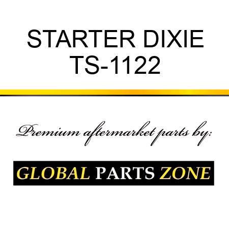 STARTER DIXIE TS-1122