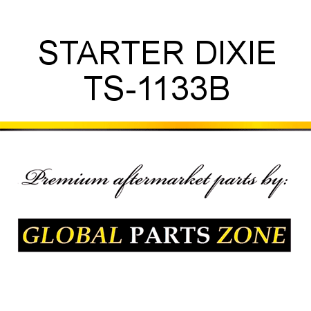 STARTER DIXIE TS-1133B