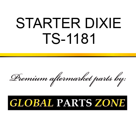 STARTER DIXIE TS-1181