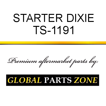 STARTER DIXIE TS-1191