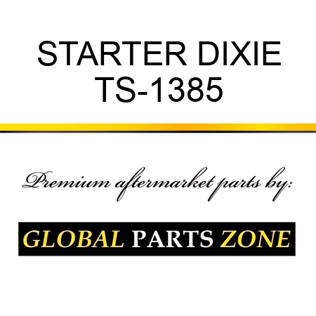 STARTER DIXIE TS-1385
