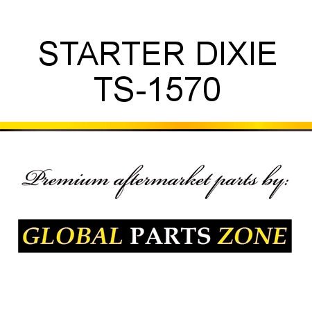 STARTER DIXIE TS-1570