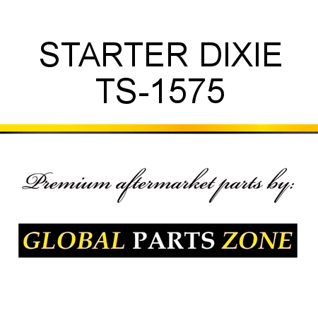 STARTER DIXIE TS-1575