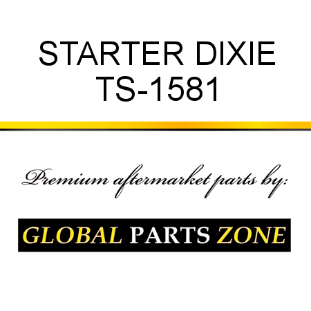 STARTER DIXIE TS-1581