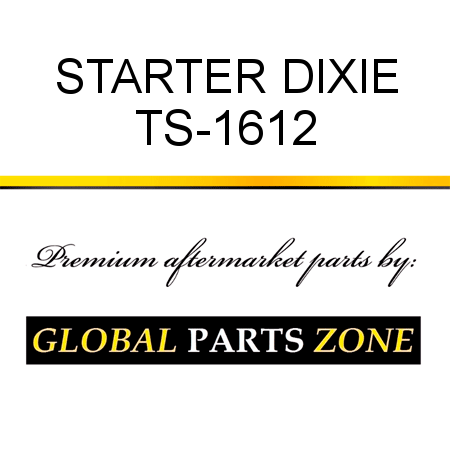 STARTER DIXIE TS-1612