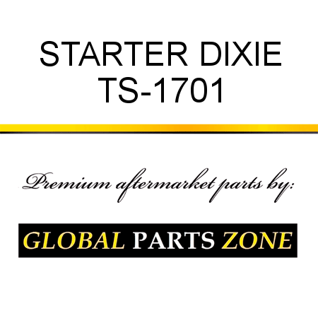 STARTER DIXIE TS-1701