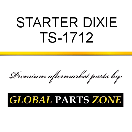 STARTER DIXIE TS-1712