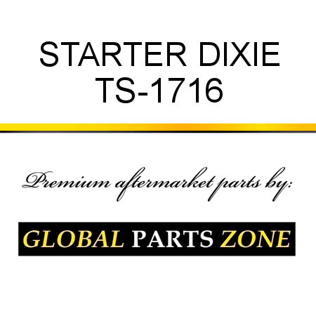 STARTER DIXIE TS-1716