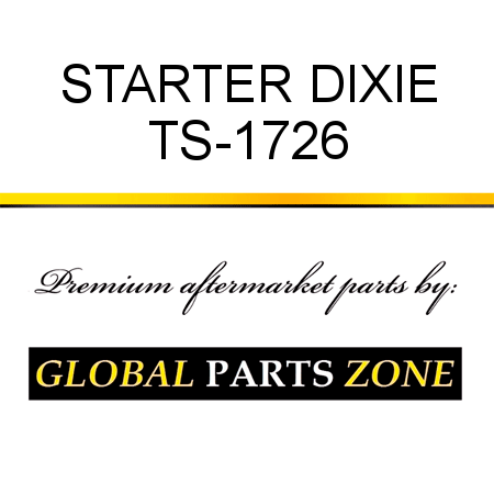 STARTER DIXIE TS-1726