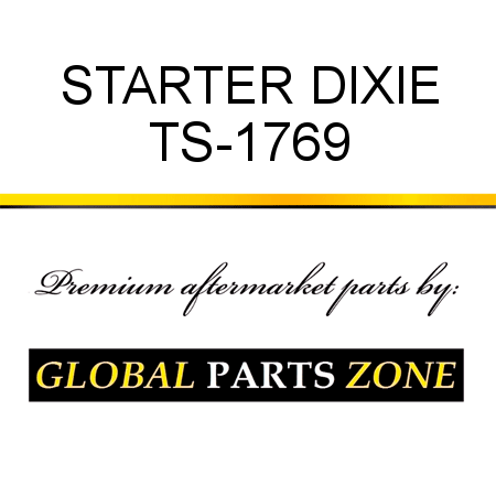 STARTER DIXIE TS-1769