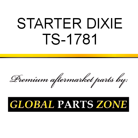 STARTER DIXIE TS-1781