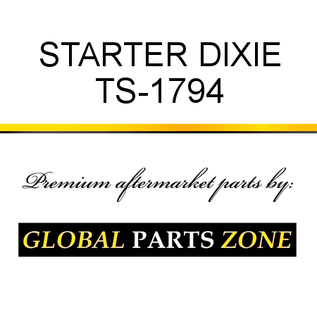 STARTER DIXIE TS-1794