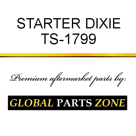 STARTER DIXIE TS-1799